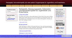 Desktop Screenshot of lustige-partyspiele.de